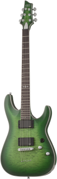 SCHECTER E-Gitarre, C-1 Platinum, Satin Green Burst