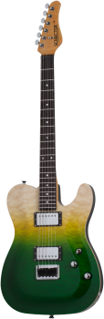 SCHECTER E-Gitarre, PT Classic, Caribbean Fade Burst