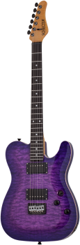 SCHECTER E-Gitarre, PT Classic, Purple Burst