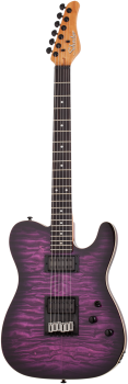 SCHECTER E-Gitarre, PT Pro, Trans Purple Burst