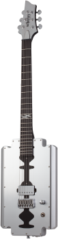 SCHECTER E-Gitarre, Signature, MGK Razor Blade, Metallic Silver