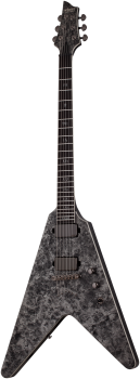 SCHECTER E-Gitarre, Signature, Juan Of The Dead V-1, Satin Black Reign