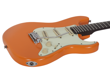 SCHECTER E-Gitarre, USA Custom Nick Johnston Traditional Wembley, Atomic Orange