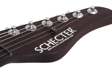 SCHECTER E-Gitarre, USA Custom Nick Johnston PT Wembley, Atomic Snow