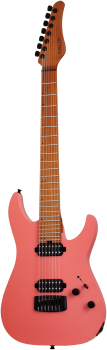 SCHECTER E-Gitarre, USA Custom Shop Aaron Marshall AM-7, Sugar Coral