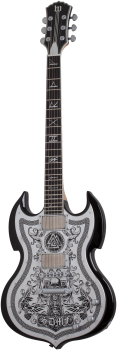 SCHECTER E-Gitarre, Wylde Audio, IronWorks Barbarian, Black Burst