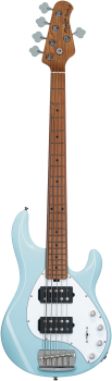 STERLING Bassgitarre, StingRay 5 RAY35HH, 5-Saiter, Daphne Blue
