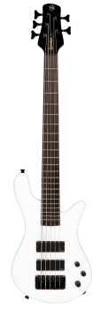 SPECTOR Bassgitarre, Bantam 5, 5-Saiter, aktiv, Solid White Gloss