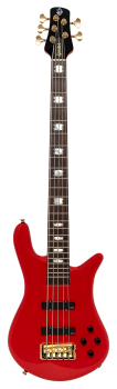 SPECTOR Bassgitarre, Euro Classic, 5-Saiter, aktiv, Solid 80s Red Gloss