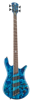 SPECTOR Bassgitarre, NS Dimension MS 4, 4-Saiter, aktiv, Black & Blue Gloss