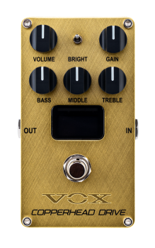 VOX Effektpedal, Preamp, VALVENERGY, Copperhead Drive, Nutube, Rock-So