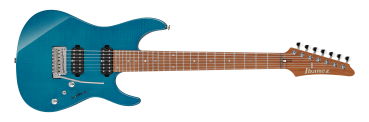 Ibanez - Martin Miller AZ Signature 7 String Transparent Aqua Blue