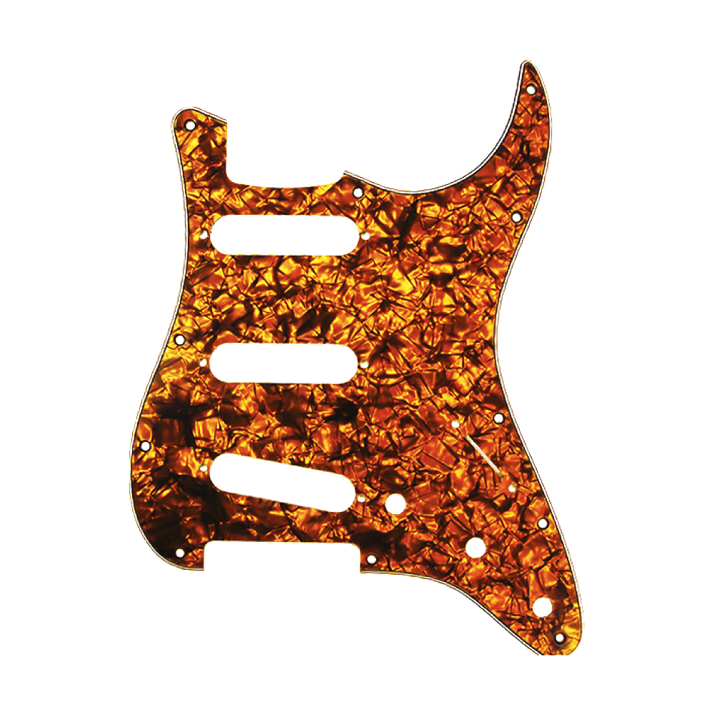 orange stratocaster pickguard