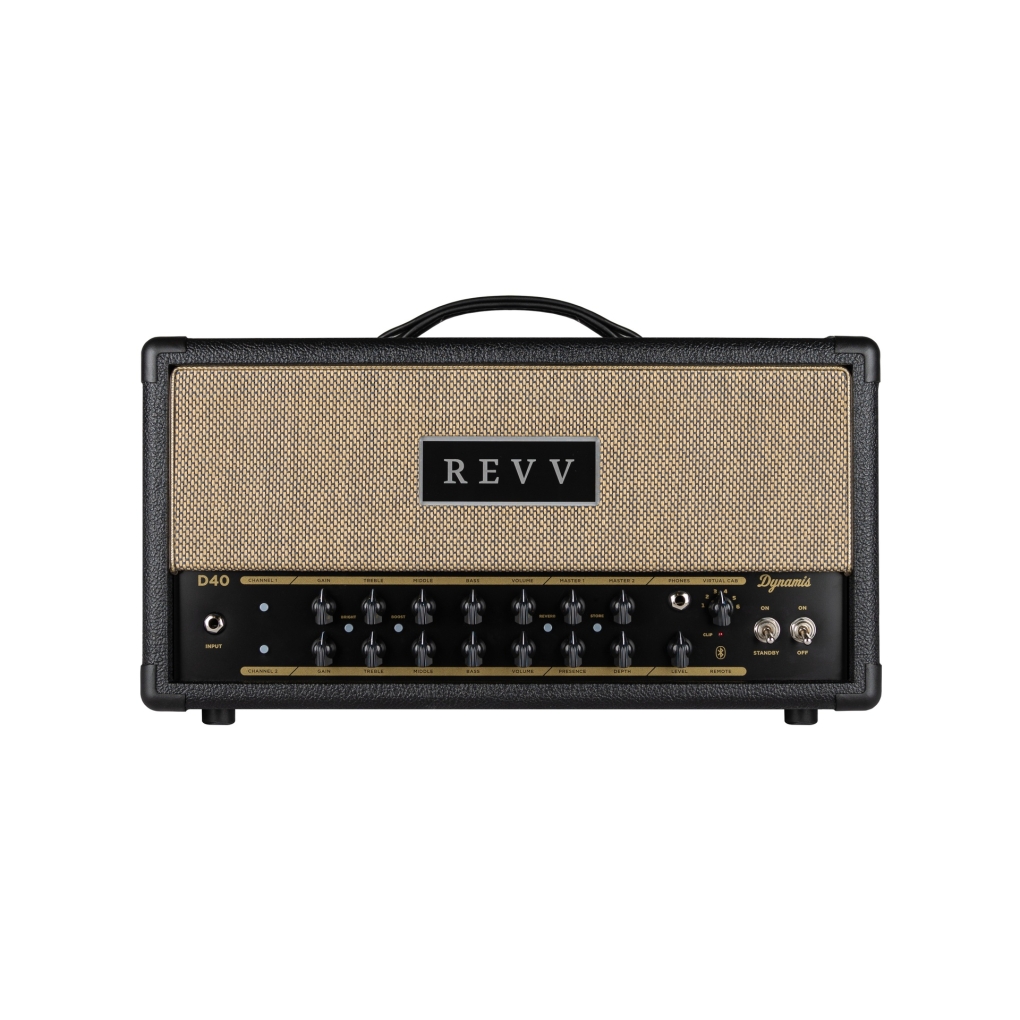 Revv D40 10/40-Watt Tube Head - Black