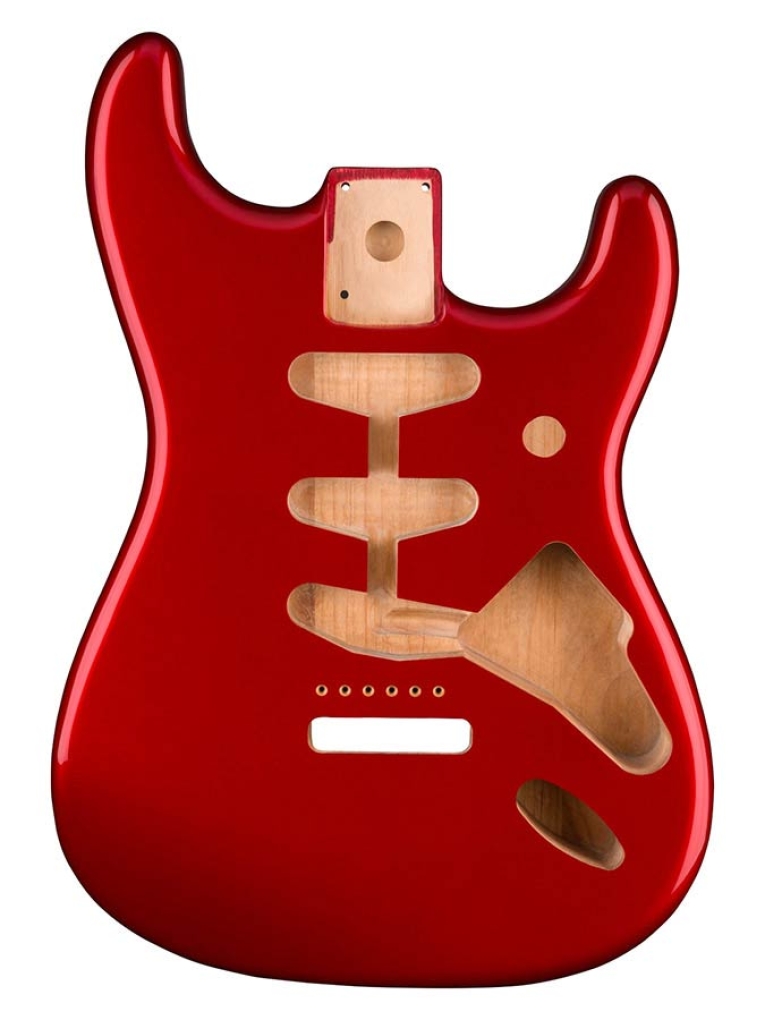 Fender Stratocaster body (vintage bridge), alder, candy apple red