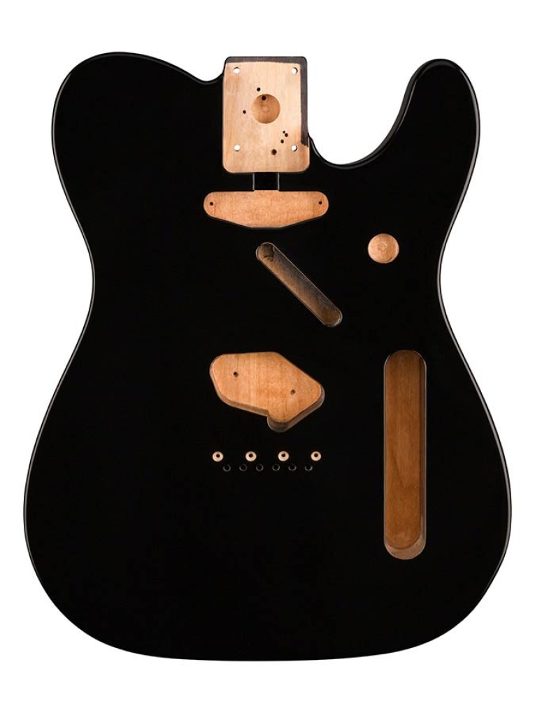 Fender Telecaster body (vintage bridge), alder, black