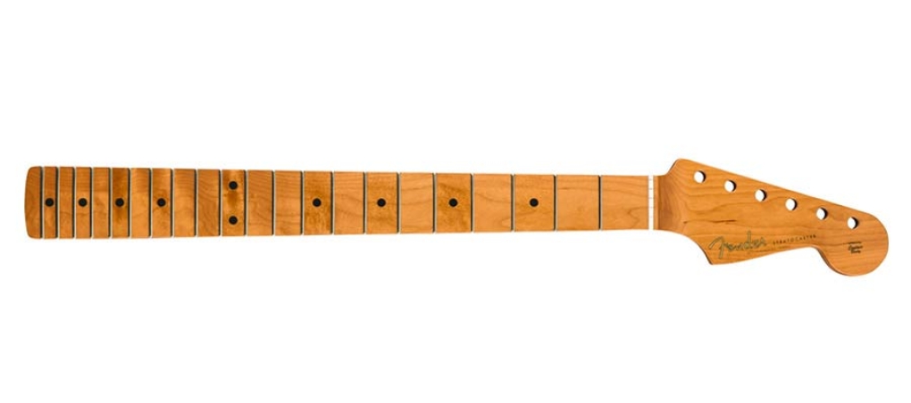 Fender Vintera roasted maple 60s Stratocaster neck, 21 medium jumbo frets, 9.5 radius