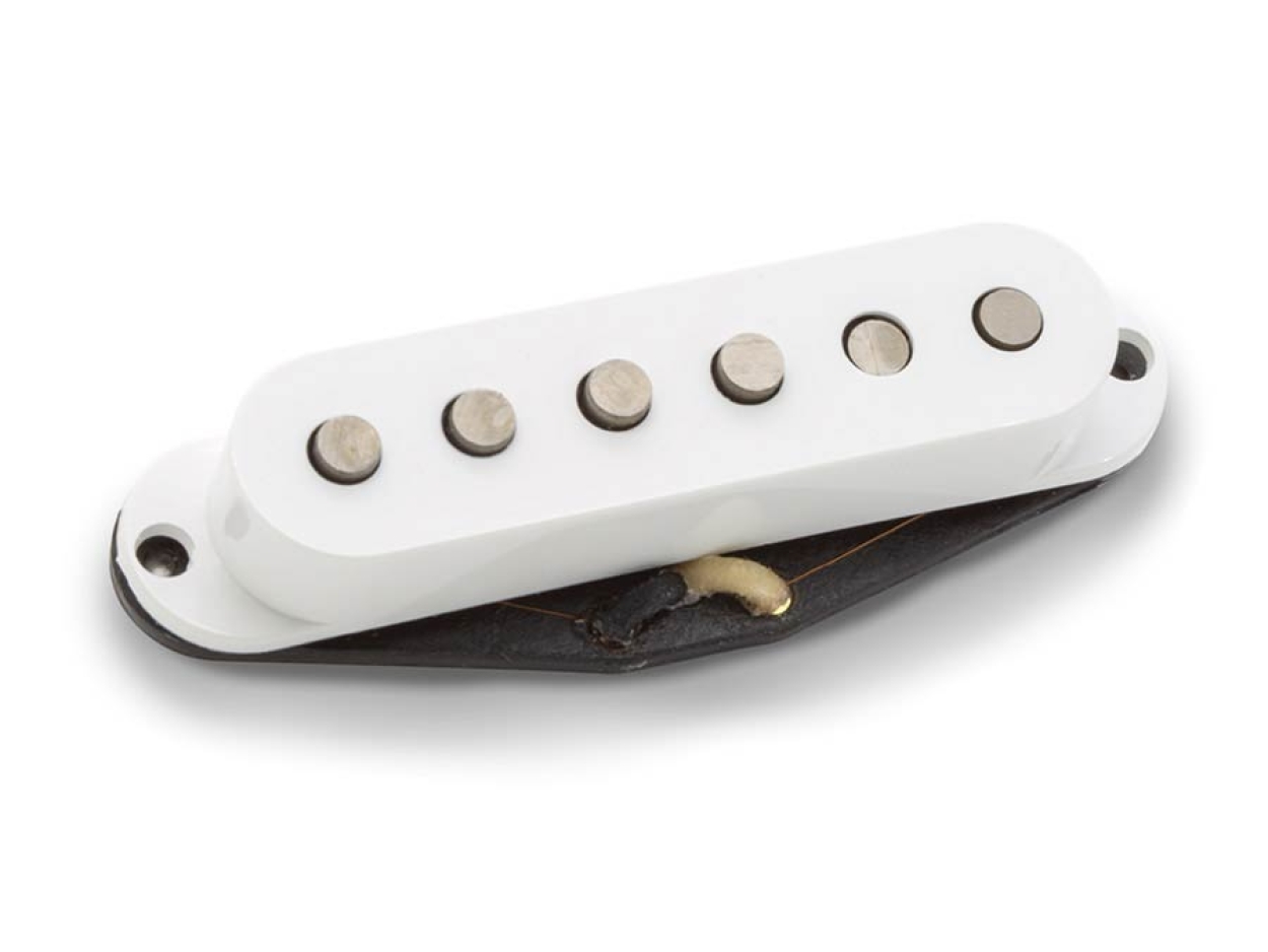 single coil pickup Antiquity Retrospec&#039;d Texas Hot for ST, middle (RW/RP), white