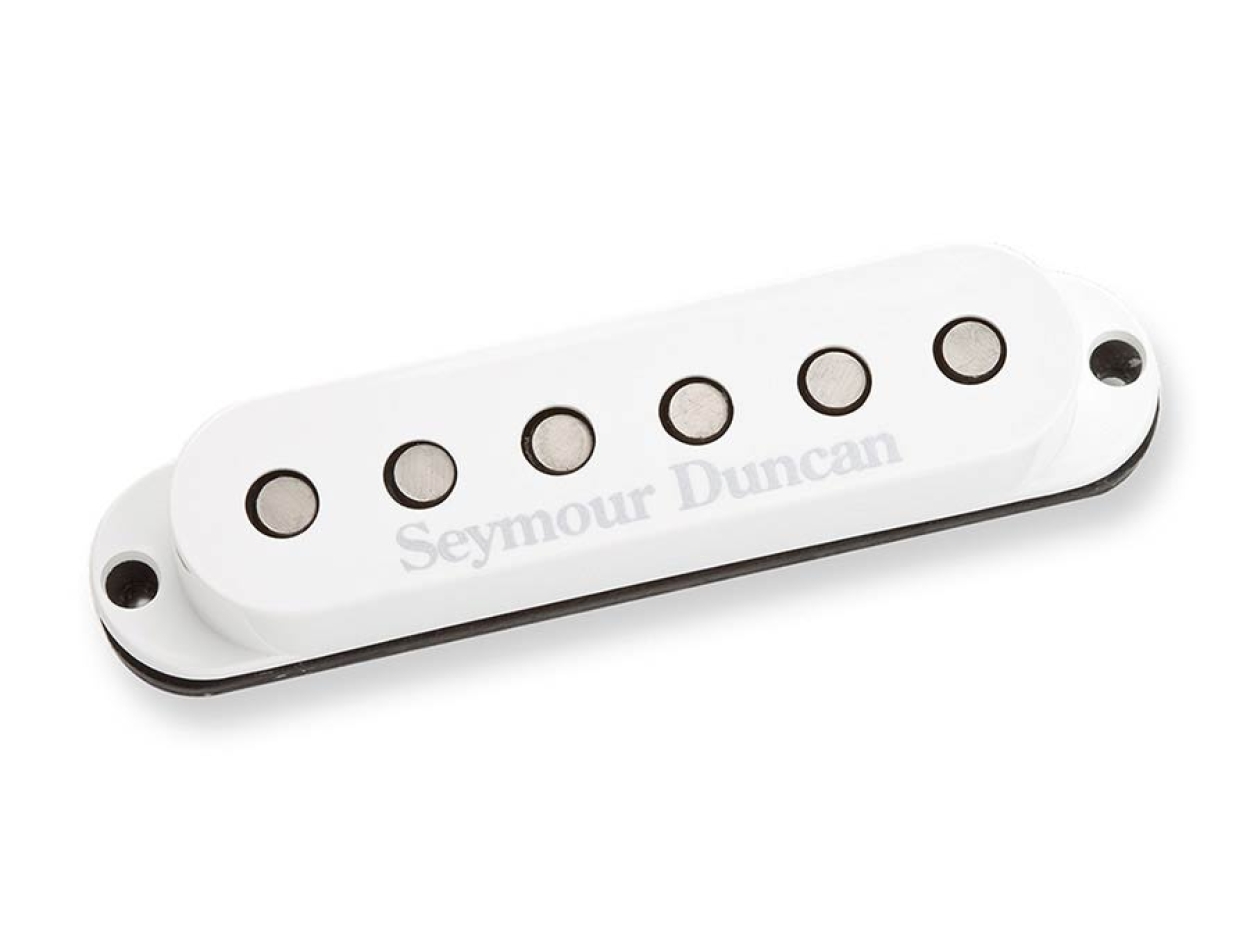 single coil pickup SSL-5, Custom Staggered model for ST, neck or bridge, white cap