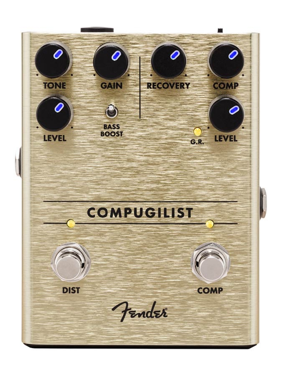 Compugilist Compressor/Distortion, effects pedal for guitar or bass