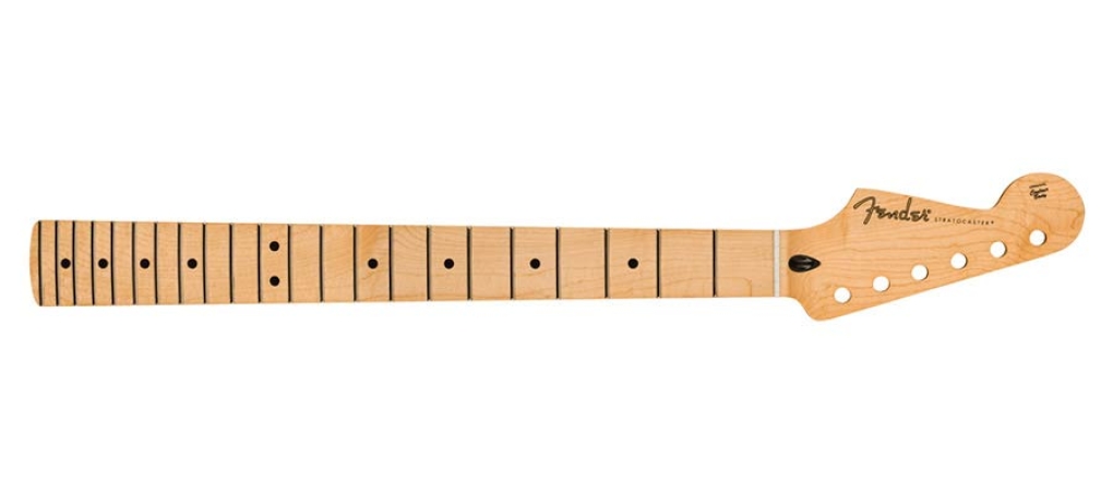 Fender Player Series Stratocaster reverse headstock neck, 22 medium jumbo frets, maple, 9.5, modern c