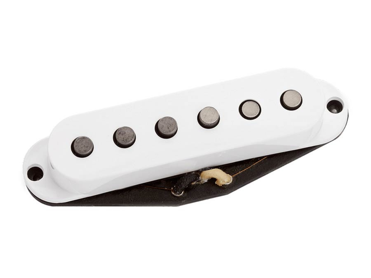 single coil pickup SSL52-1m, Five-Two for ST, middle RW/RP, alnico 5/2, white cap