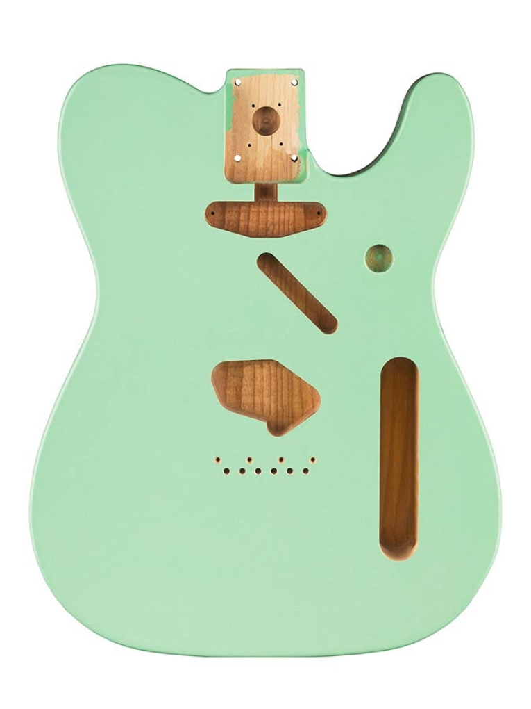 Fender limited edition Telecaster body (vintage bridge), alder, surf green