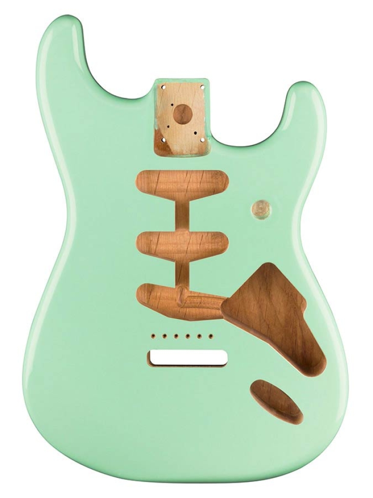 Fender limited edition Stratocaster body (vintage bridge), alder, surf green