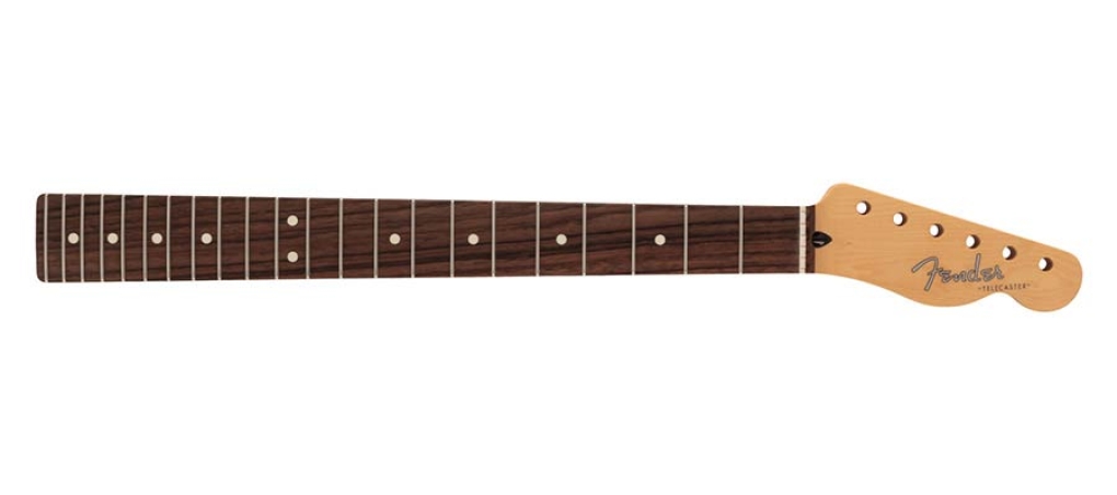 Fender made in Japan Hybrid II Telecaster neck, 22 narrow tall frets, 9.5 radius, C-shape, rosewood