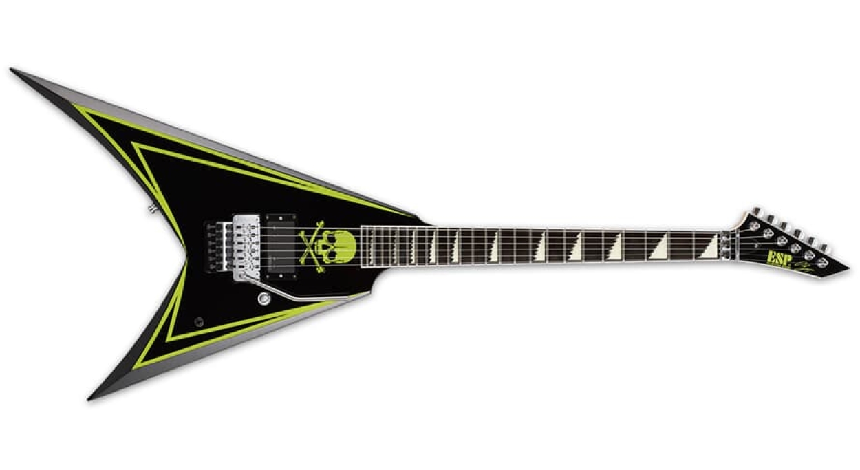 ESP ALEXI LAIHO GREENY BLACK w/ GRAPHIC