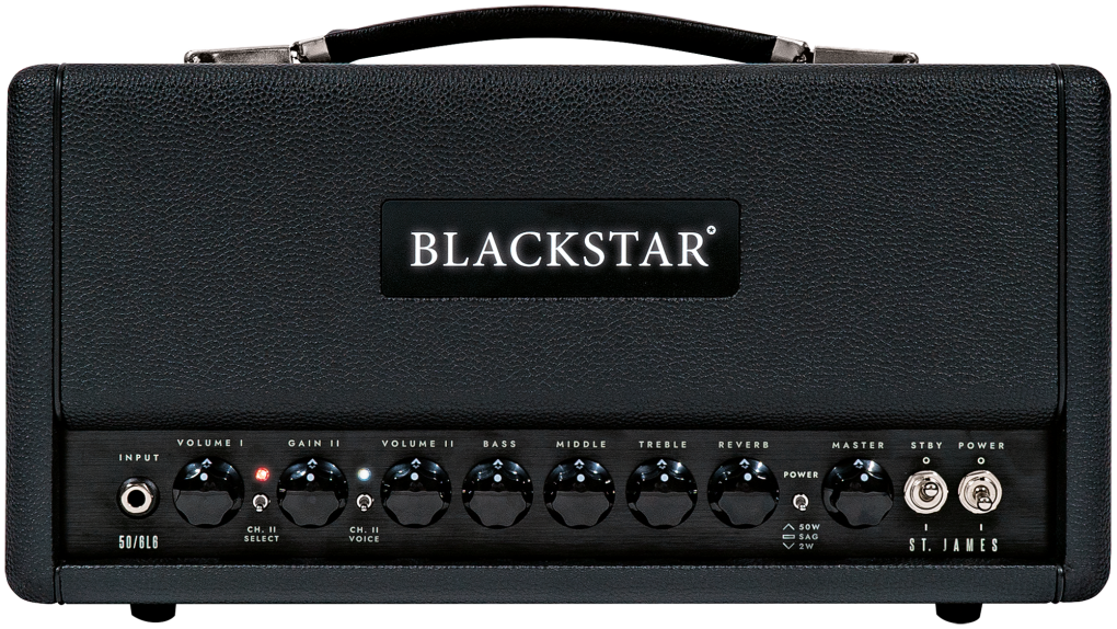 BLACKSTAR E-Gitarrentopteil, St. James 50 6L6H, 50W, Schwarz