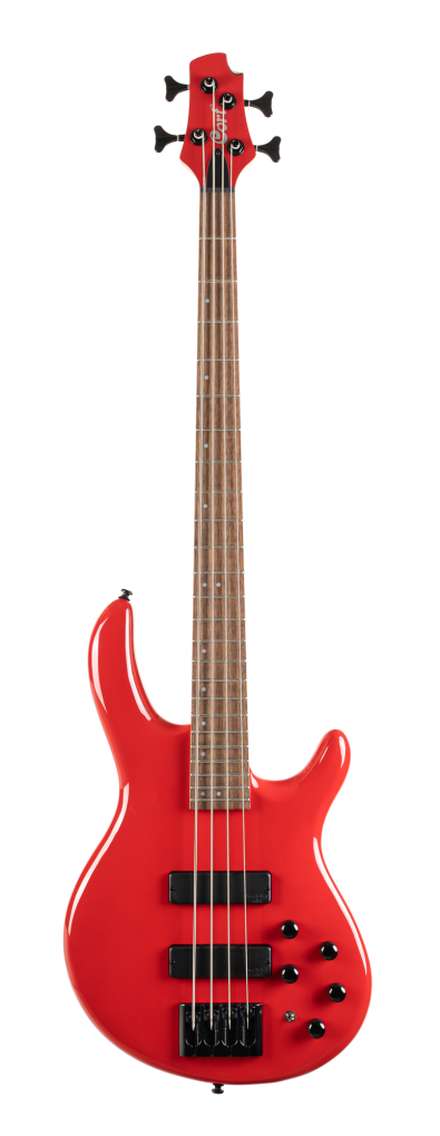 CORT Bassgitarre, C4 Deluxe, Candy Red