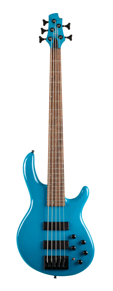 CORT Bassgitarre, C5 Deluxe, 5-Saiter, Candy Blue