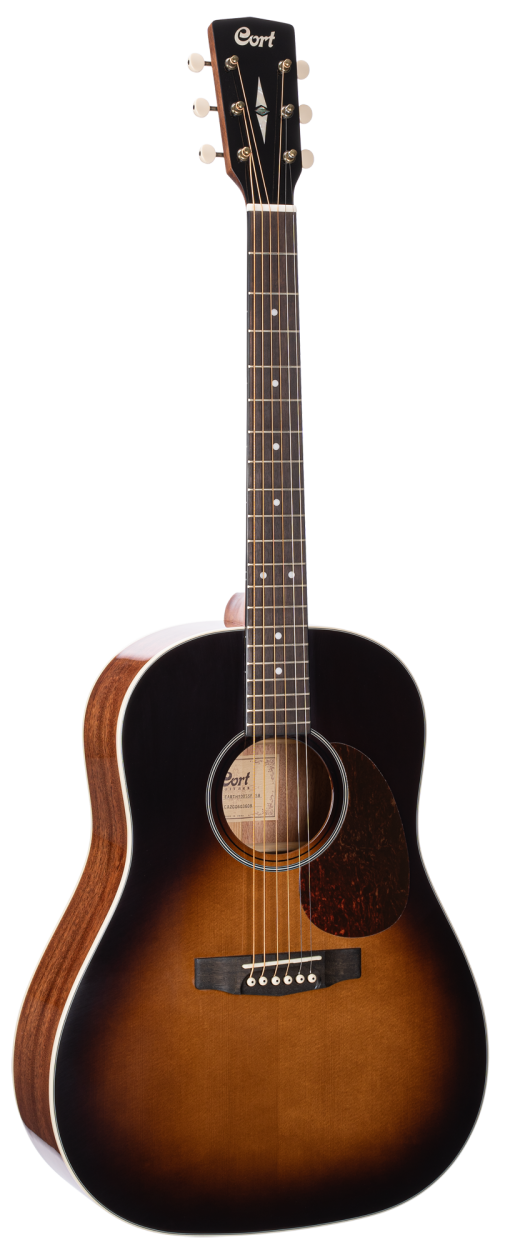 CORT Westerngitarre, Earth 100 SSF, Sunburst, Preamp