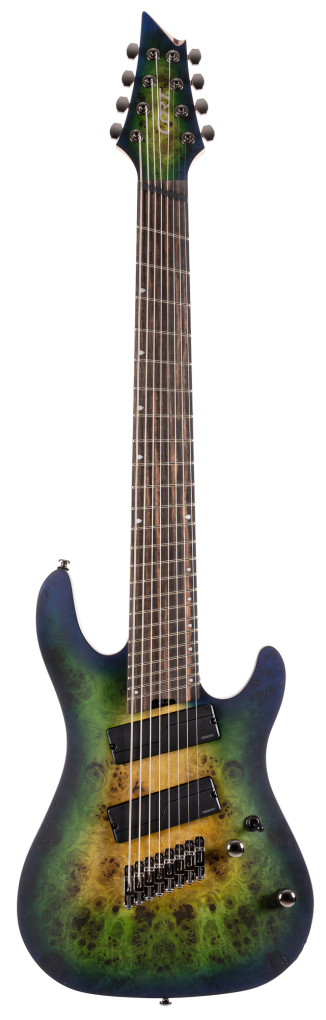 CORT E-Gitarre, KX508 MS II, Marina Blueburst, 8-Saiter