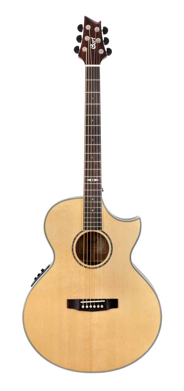 CORT Westerngitarre, NDX, Baritone, Natur Satin, Preamp