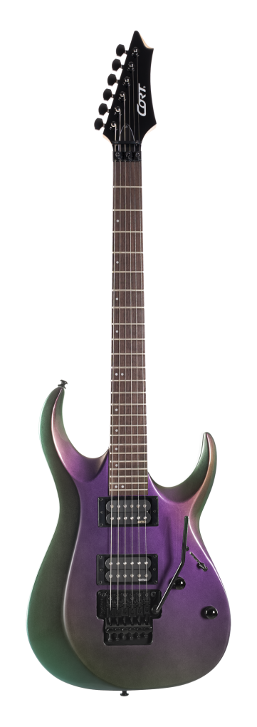 CORT E-Gitarre, X-300, Flip Purple