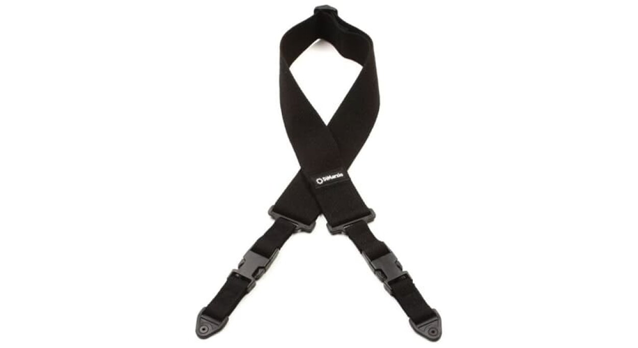 DiMarzio DD 2200CBK ClipLock Strap Cotton Black