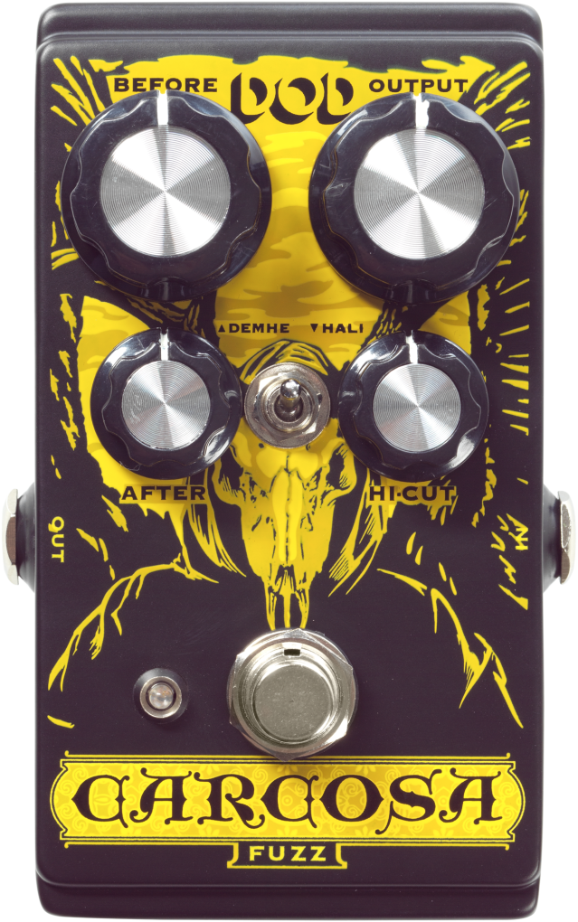 DIGITECH Effektpedal, DOD, Carcosa, Analog Fuzz, True Bypass