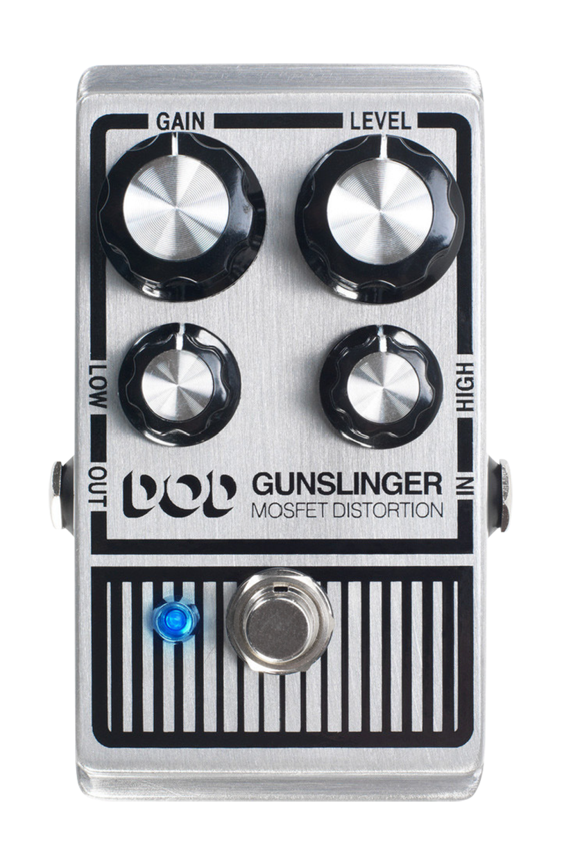 DIGITECH Effektpedal, DOD Gunslinger, MOSFET Distortion Pedal