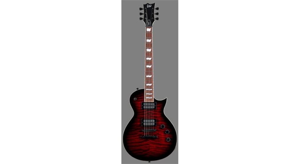 LTD EC-256 QM SEE THRU BLACK CHERRY SB