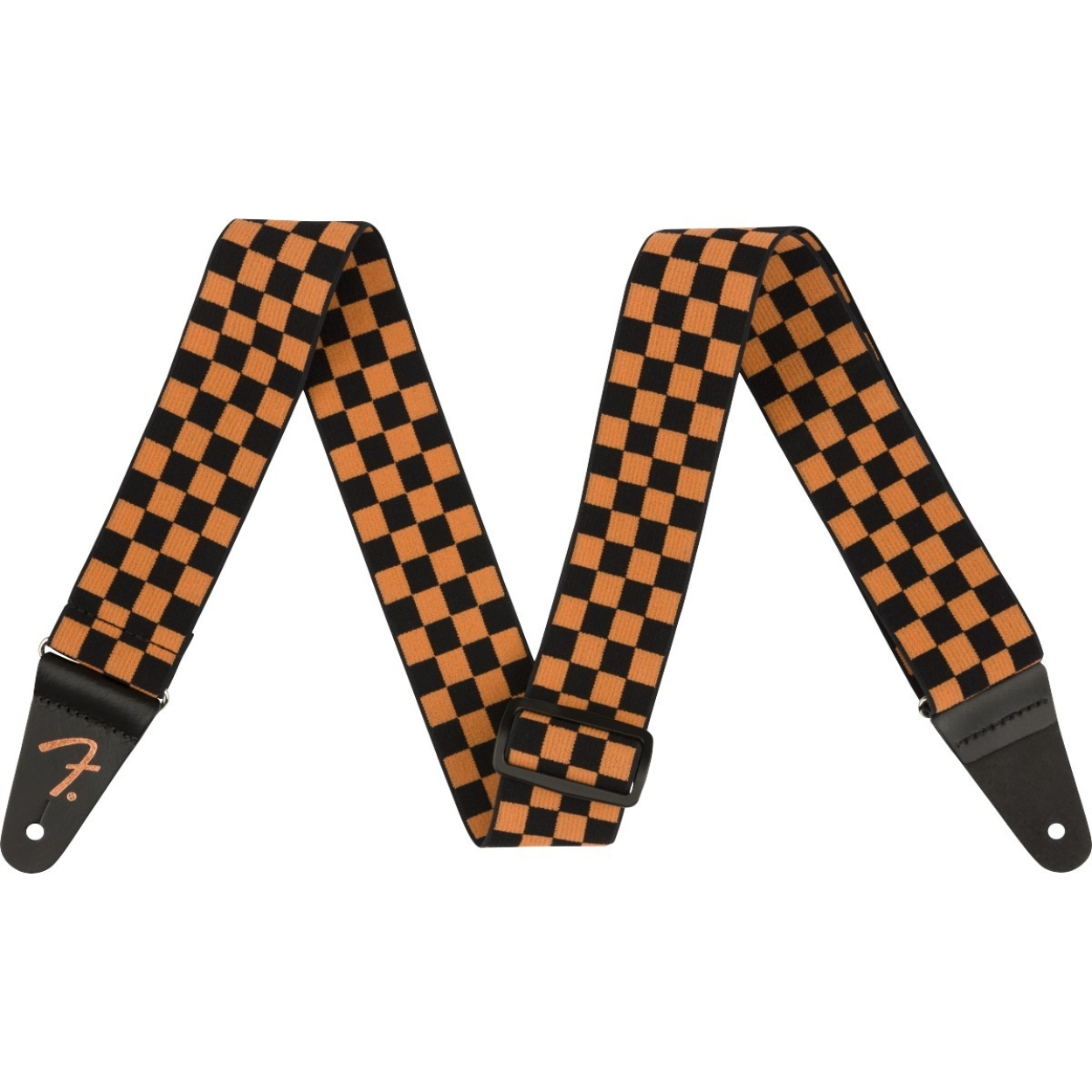 Weighless™ 2" Monogrammed Strap, Ltd edition Checker Orange/Black