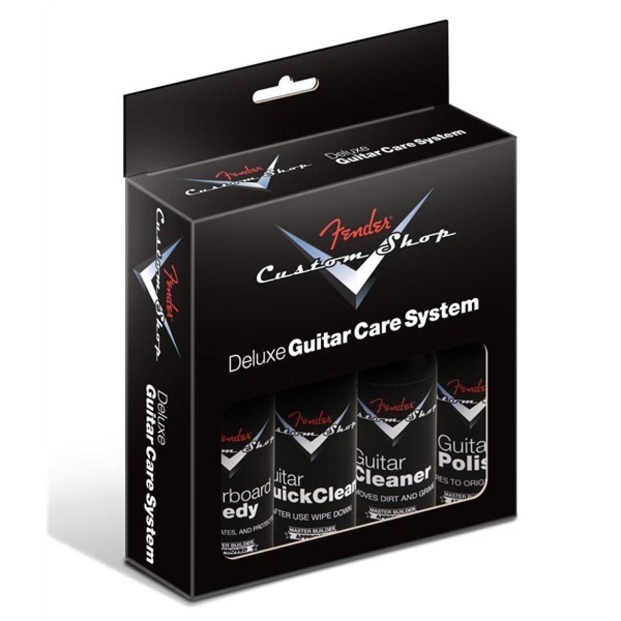 Custom Shop Deluxe Guitar Care System, 4 Pack, Black