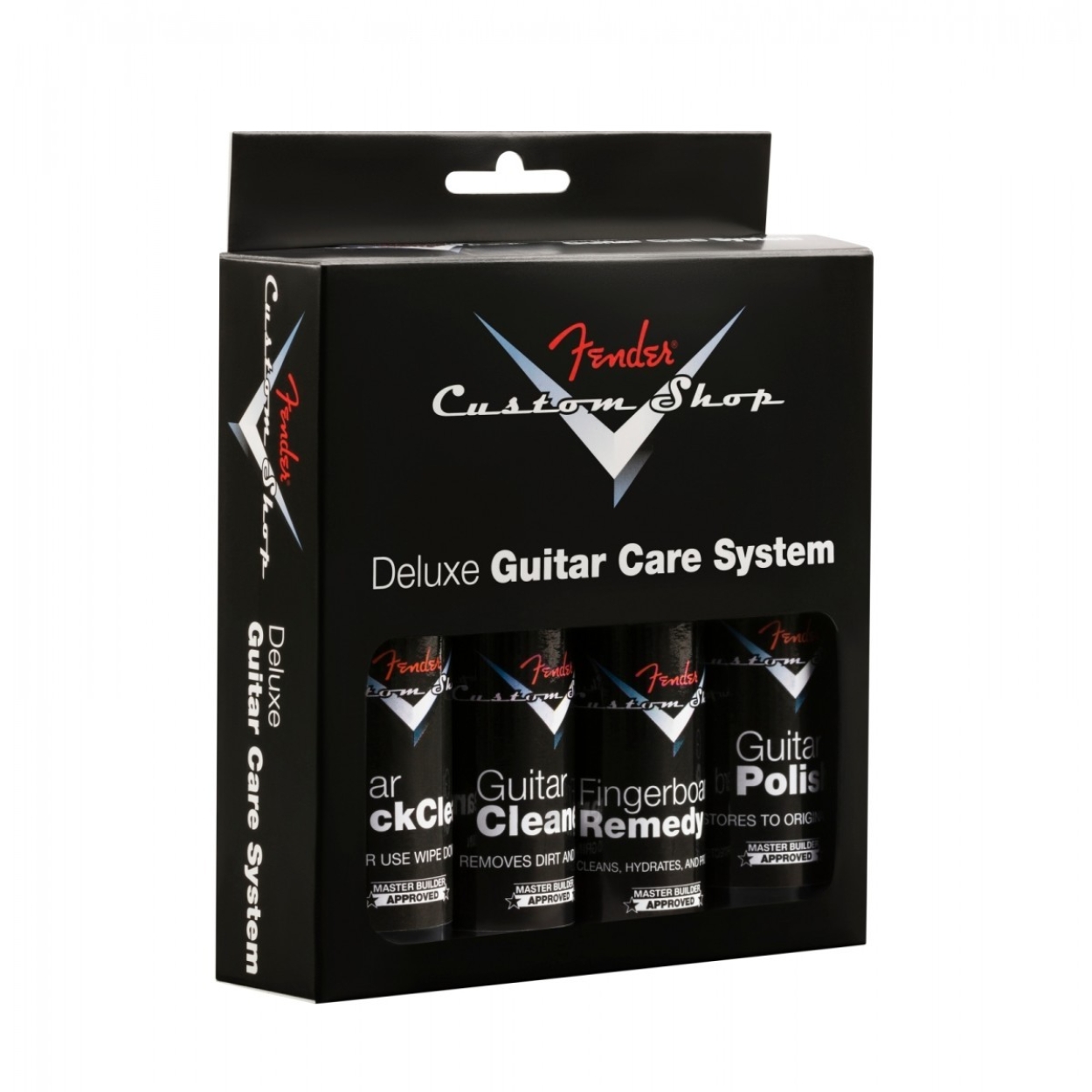 Custom Shop Deluxe Guitar Care System, 4 Pack, Black