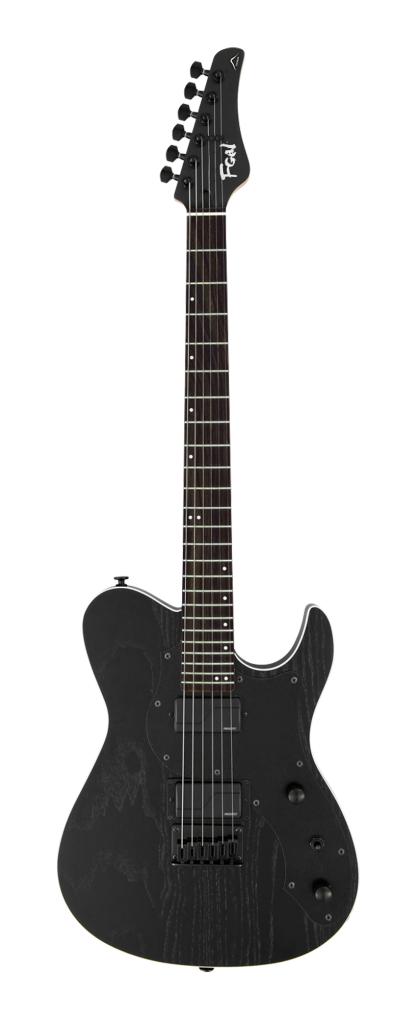 FGN E-Gitarre, J-Standard Iliad Dark Evolution 664, Open Pore Black, S