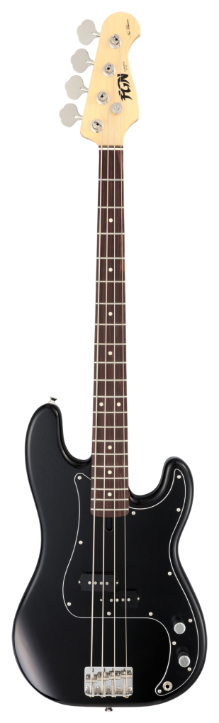 FGN Bassgitarre, Neo Classic PB-100, Black, Gigbag