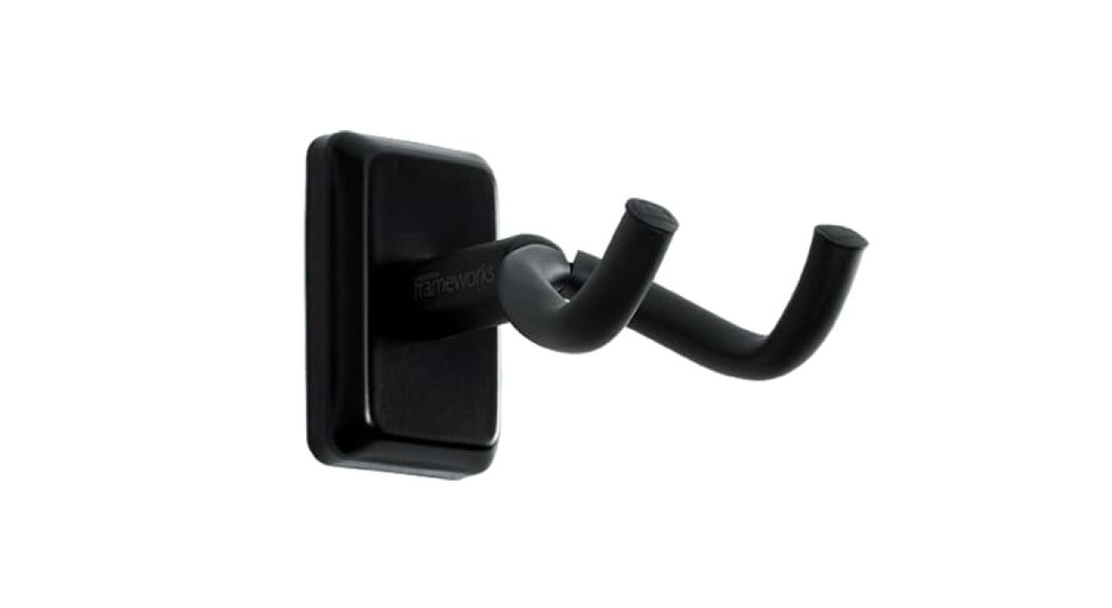 Gator GFW-GTR-HNGRBLK Black Wall Mount Guitar Hanger