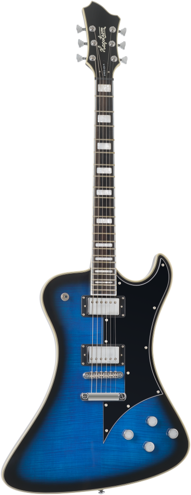 HAGSTROM E-Gitarre, Fantomen, Worn Denim