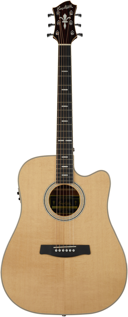 HAGSTROM Westerngitarre, Orsa II, Dreadnought, Natural