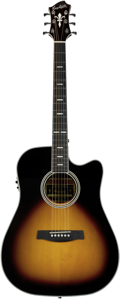 HAGSTROM Westerngitarre, Siljan II, Dreadnought, Tobacco Sunburst